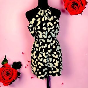 NWOT Black & White Shorts Jumper